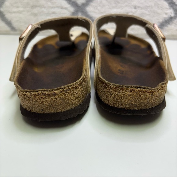 Birkenstock Gizeh Women’s 40 Graceful Pearl White Thong Style Sandals Straps - Picture 5 of 11